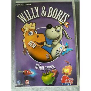 Willy & Boris 10 Fun Games PC MAC CD-Rom (Very Good)